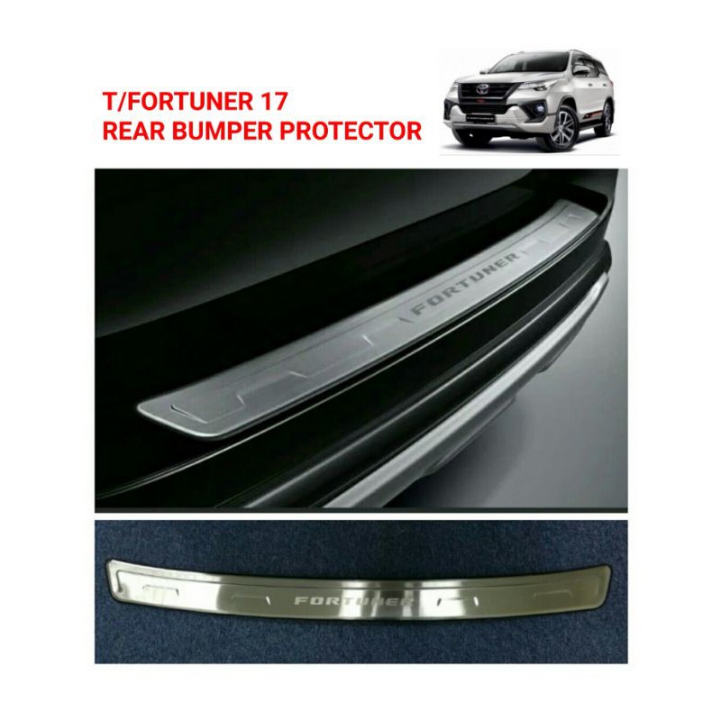 TOYOTA FORTUNER 2017Y REAR BUMPER PROTECTOR Shopee Malaysia