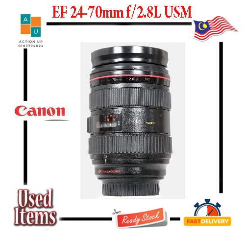 Canon EF 24-70mm f/2.8L USM Standard Zoom Lens for Canon SLR Cameras (used)
