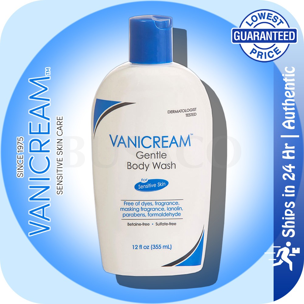 🔥In Stock🔥 Vanicream Gentle Body Wash For Sensitive Skin Fragrance, Gluten and Sulfate Free