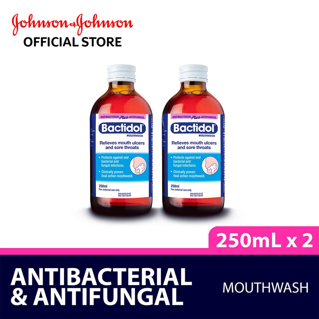 Bactidol Mouthwash (250ml x 2) Shopee Malaysia