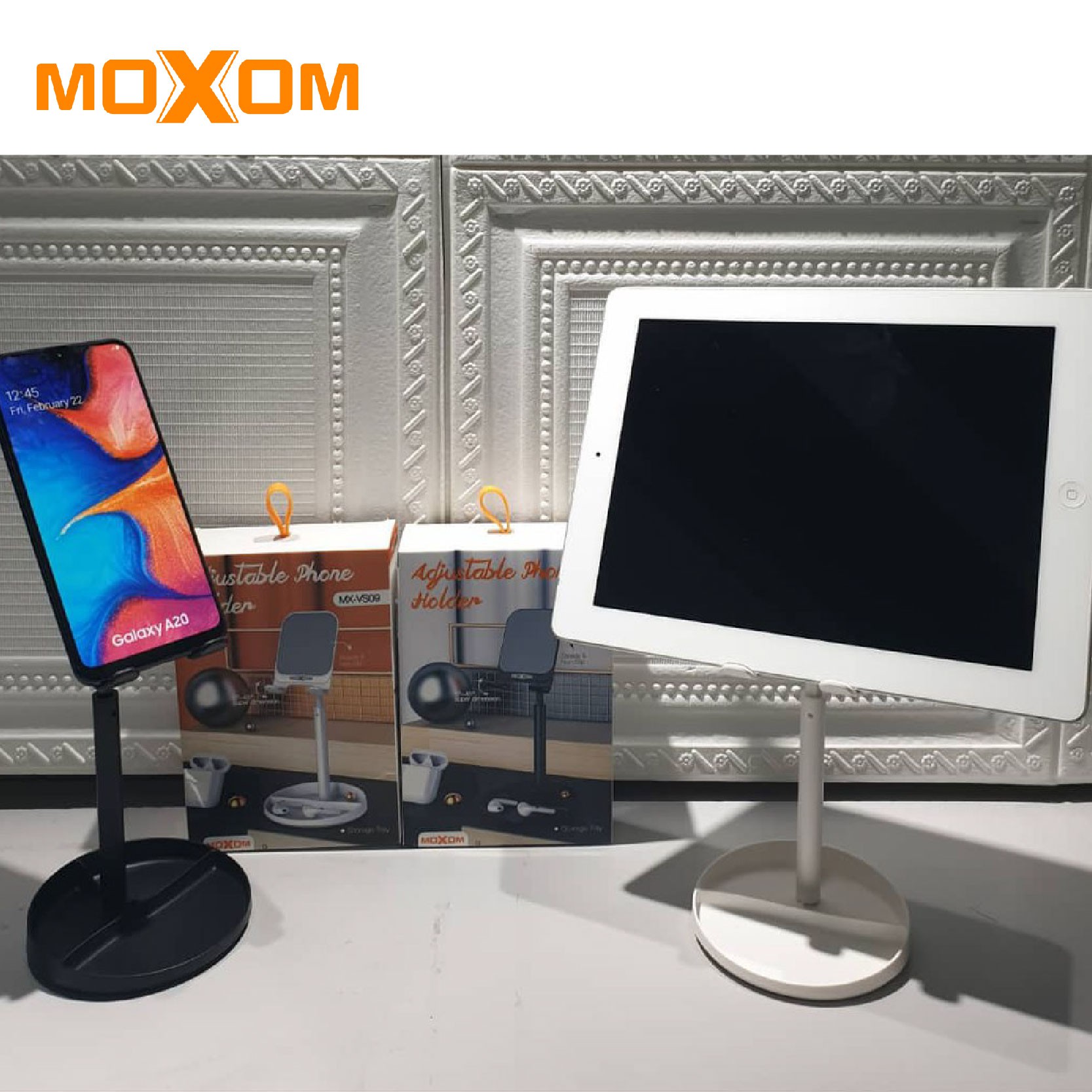 Moxom Adjustable Phone Holder Mx Vs09 Shopee Malaysia