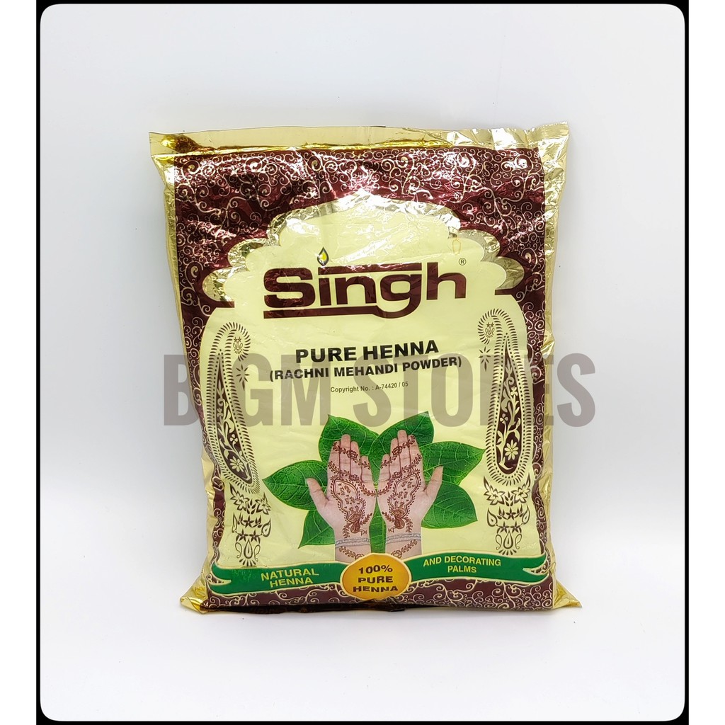 Singh Pure Henna Powder 1kg Shopee Malaysia