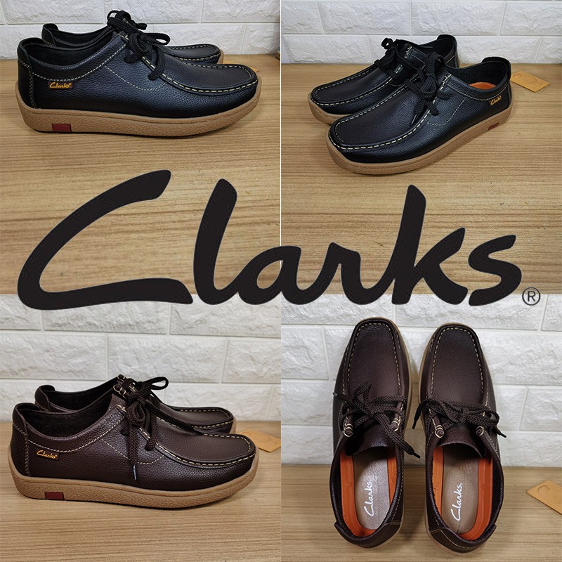 clarks non slip shoes mens
