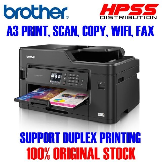 Brother Mfc J2330dw A3 Print Scan Copy Fax Wifi Printer A3 Print Duplex J2330dw L805 L1800 Ix6770 Ts9570 T4500dw Pro100 Shopee Malaysia