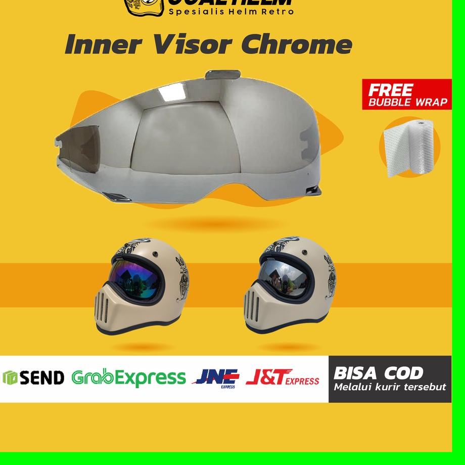 (Product Code M8Gh8981) Cakil Helmet Visor (Inner Visor Chakil / Vespa