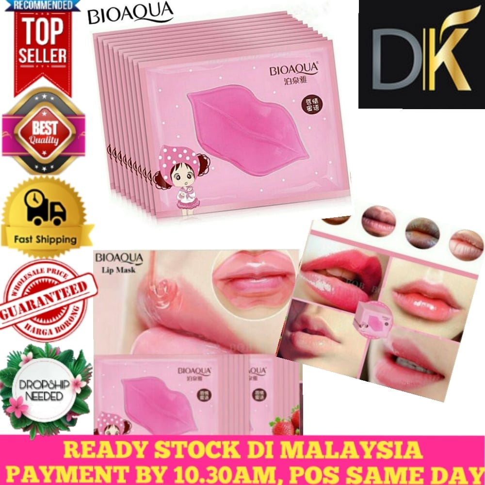 BIOAQUA 【100Original】Lip Mask Collagen Nourishing Hydrating Beauty Lip Mask Shopee Malaysia