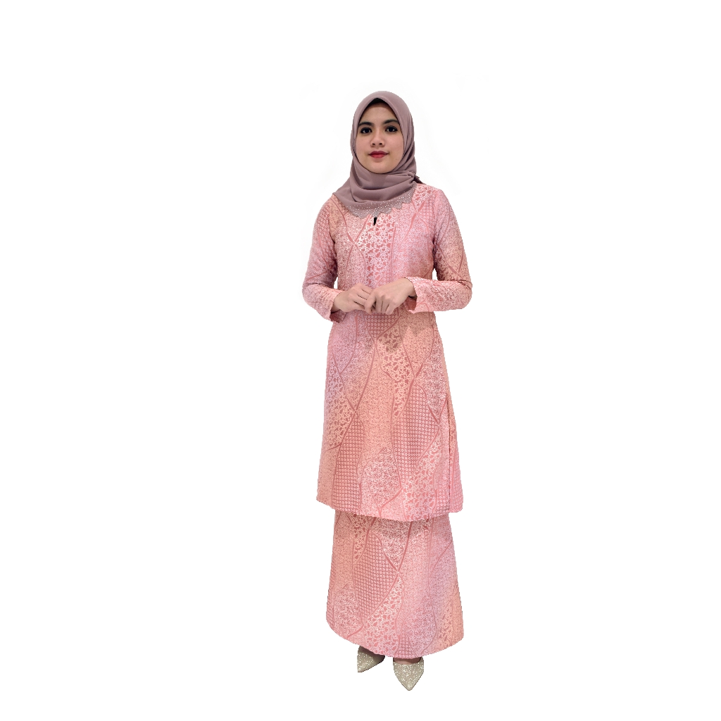 Puteri - Baju Kurung Set Moden ( Satin )