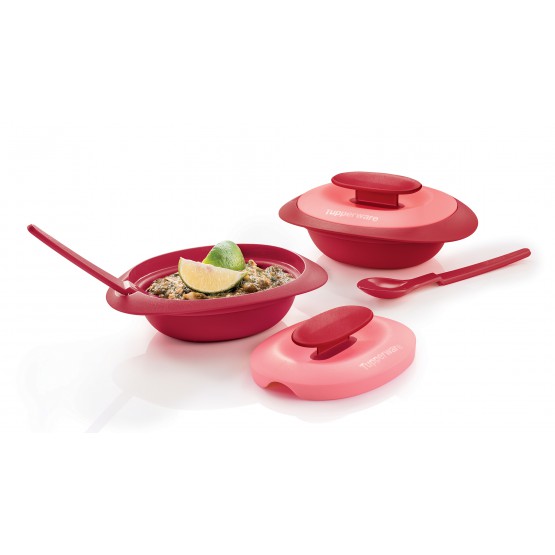 [TUPPERWARE] ROYAL RED SERVING SET-Sambal Dish 1 set