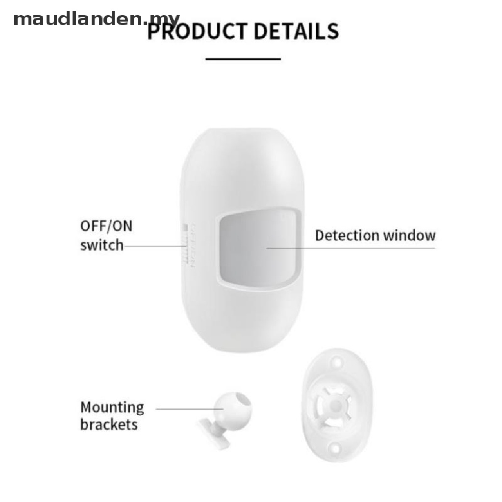 Maudlanden Tuya ZigBee 3.0 PIR Motion Sensor - Premium Wireless Infrared Detector - Image 3