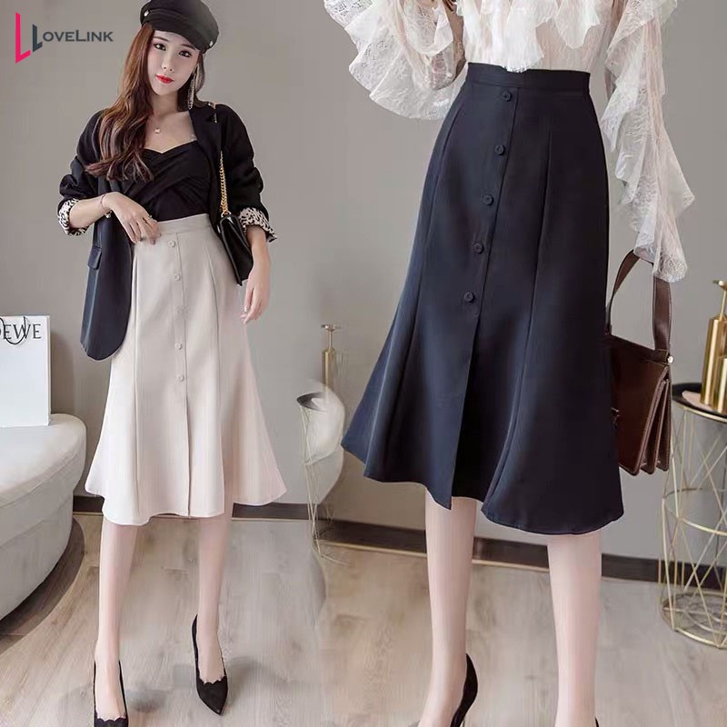 midi skirt office wear