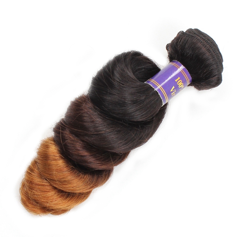 Brazilian Loose Wave Ombre Hair Bundle T1b 4 30 Color Human Hair