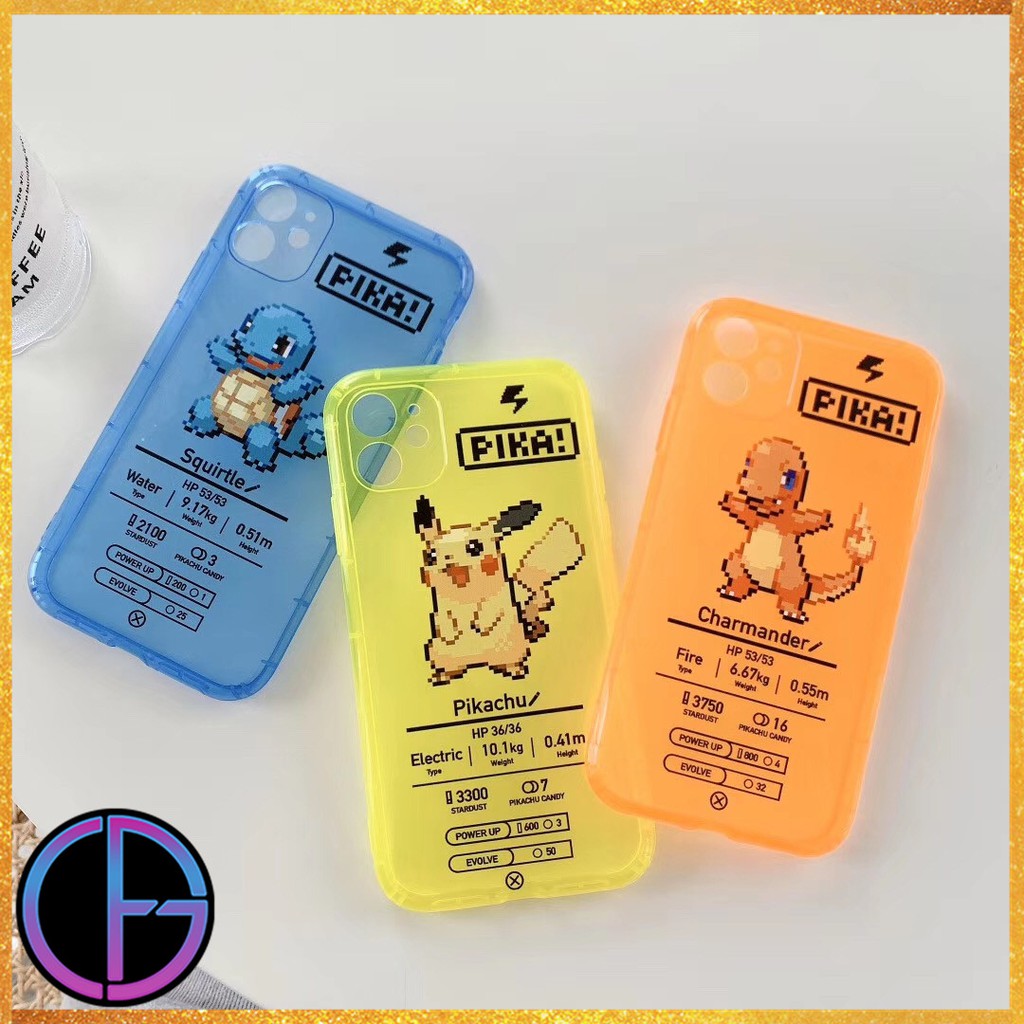 Fluorescent Pokemon Go Pikachu Iphone 11 Pro Max Xr Xs I 7 I 8 Plus Shopee Malaysia