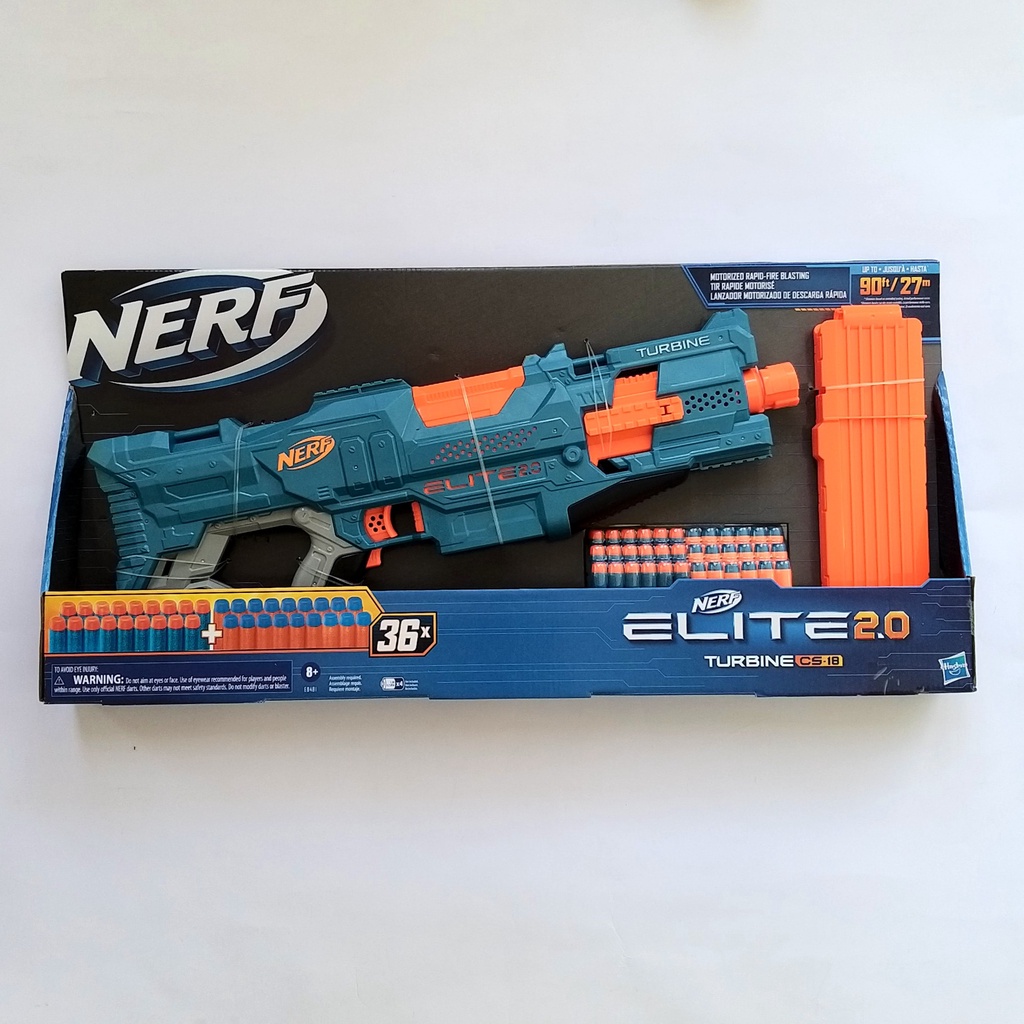 NERF ELITE 2.0 TURBINE CS-18 MOTORIZED 