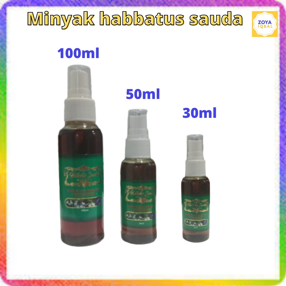 Minyak Habbatus Sauda Black Seed Oil Spray 50ml Shopee Malaysia