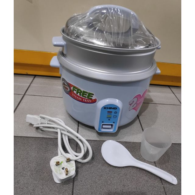 KHIND RICE COOKER 1.8L WITH STEAMER RC818 Shopee Malaysia