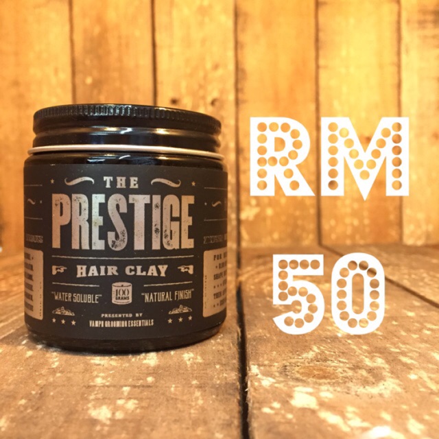 SILVER LABEL THE PRESTIGE HAIR CLAY BY VAMPH | Shopee Malaysia