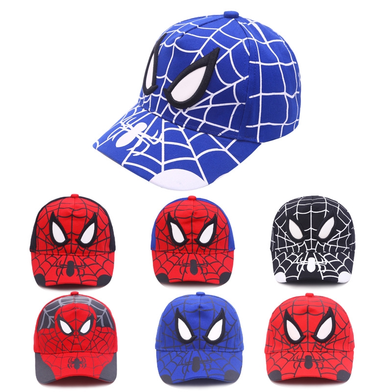 Children S Baseball Cap 3 8 Years Old Baby Spider Superman Cap Adjustable Sunshade Hat Shopee Malaysia - superman cap roblox