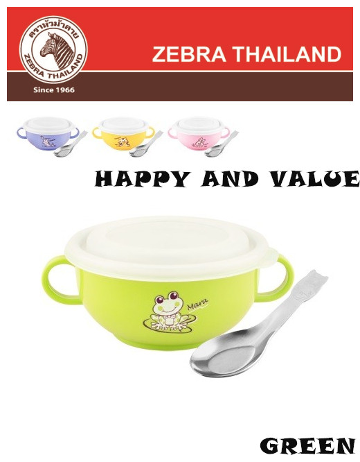 100 Original Thailand Zebra Kiddy Bowl With Spoon III Shopee Malaysia