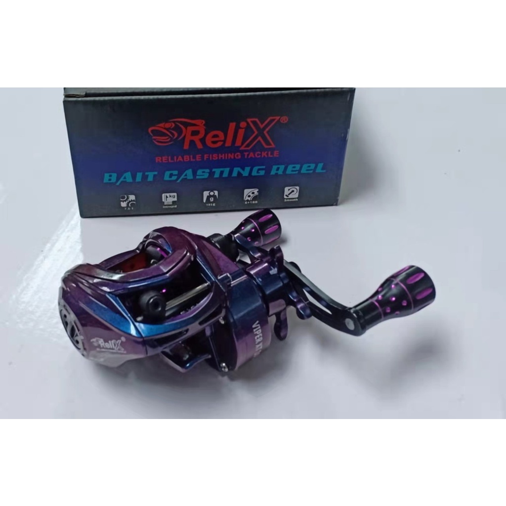 RELIX BC Reel BAIT CASTING REEL VIPER XT 101 / FANCY 101 (Left Handle ...