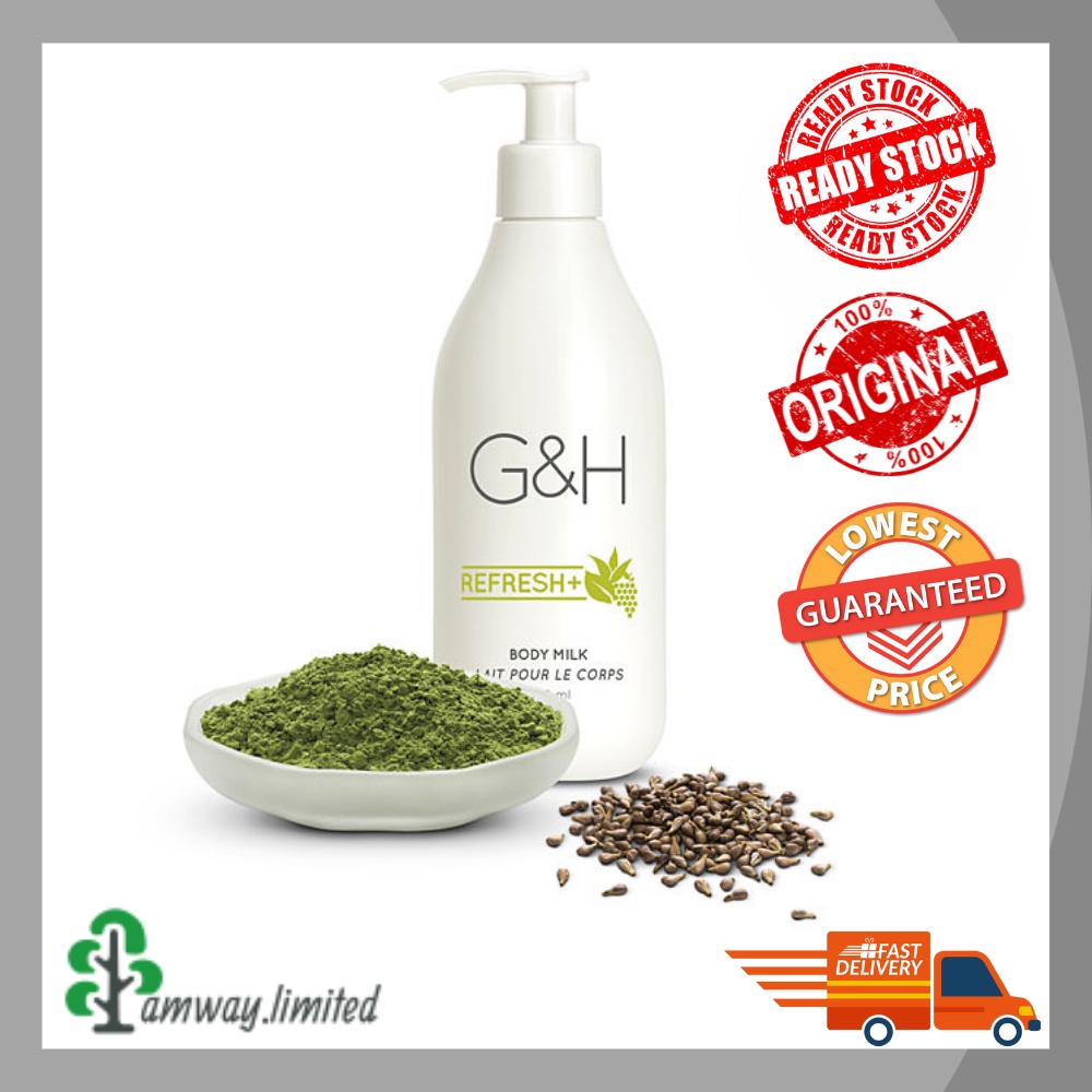 (ready stock) G&H REFRESH+ Body Milk (400ml) Shopee Malaysia