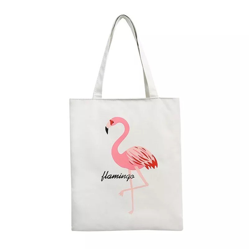 flamingo tote bag