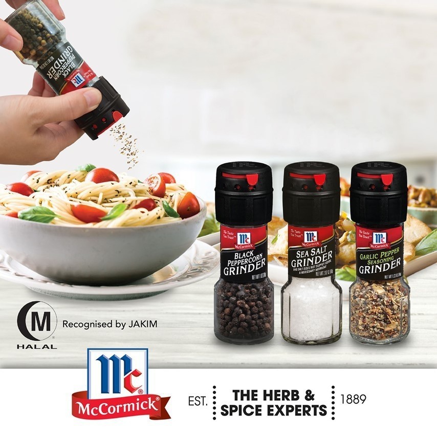 McCormick Salt Pepper Grinder Variety Pack (Himalayan Pink Salt, Sea