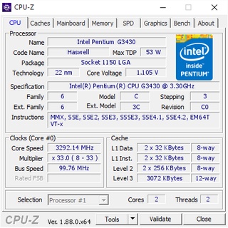 Intel pentium g3430 разгон