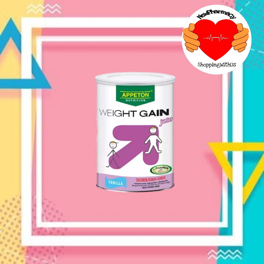 Appeton Weight Gain Junior Vanila 450g (Exp03/2023) Shopee Malaysia