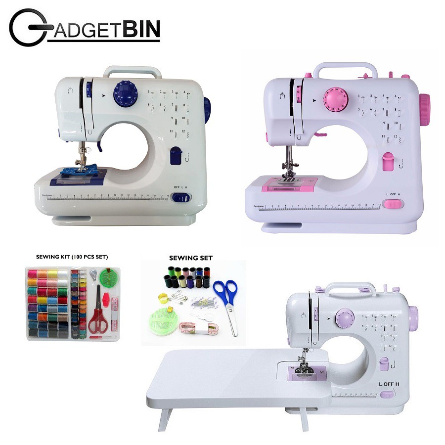 Portable Sewing Machine 505 Pro 505A with 12 Sewing Options 3 Colors