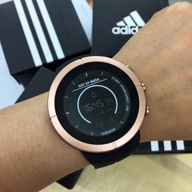adidas watch rose gold