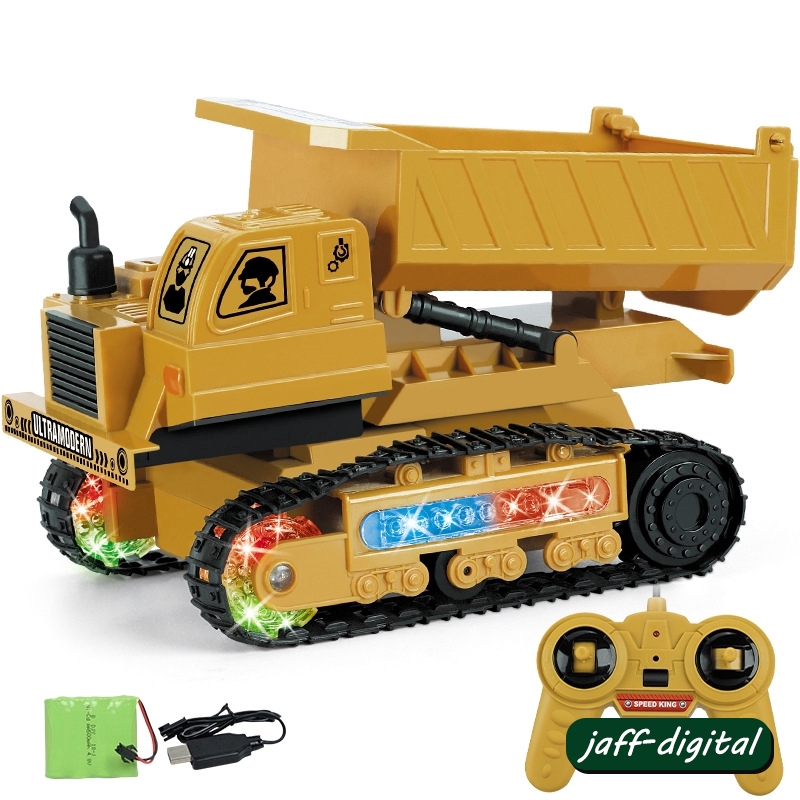 excavator and dump truck toy