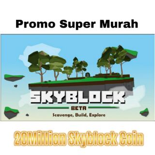 Roblox Skyblock Beta 10k Coins Shopee Malaysia - cute skyblock houses roblox