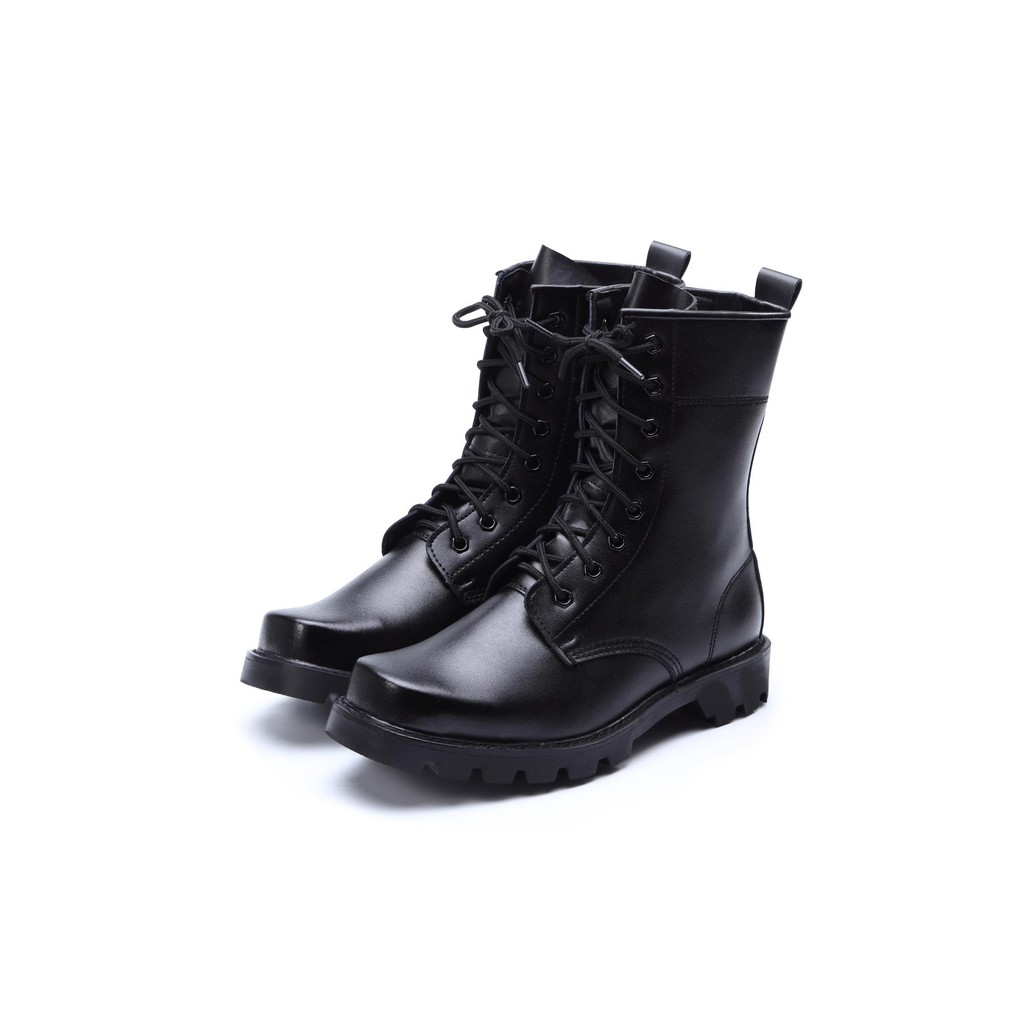 steel cap boots with zipper