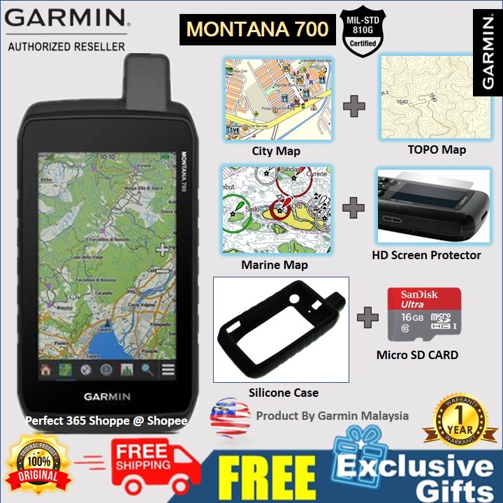 Garmin Oregon 700 Topo Maps 🇲🇾 New Garmin Montana 700 - Wi Fi Touch Screen Outdoor Gps Navigator .  Support Sea , Topo , Birdseye Map . Mil-Std 810 | Shopee Malaysia