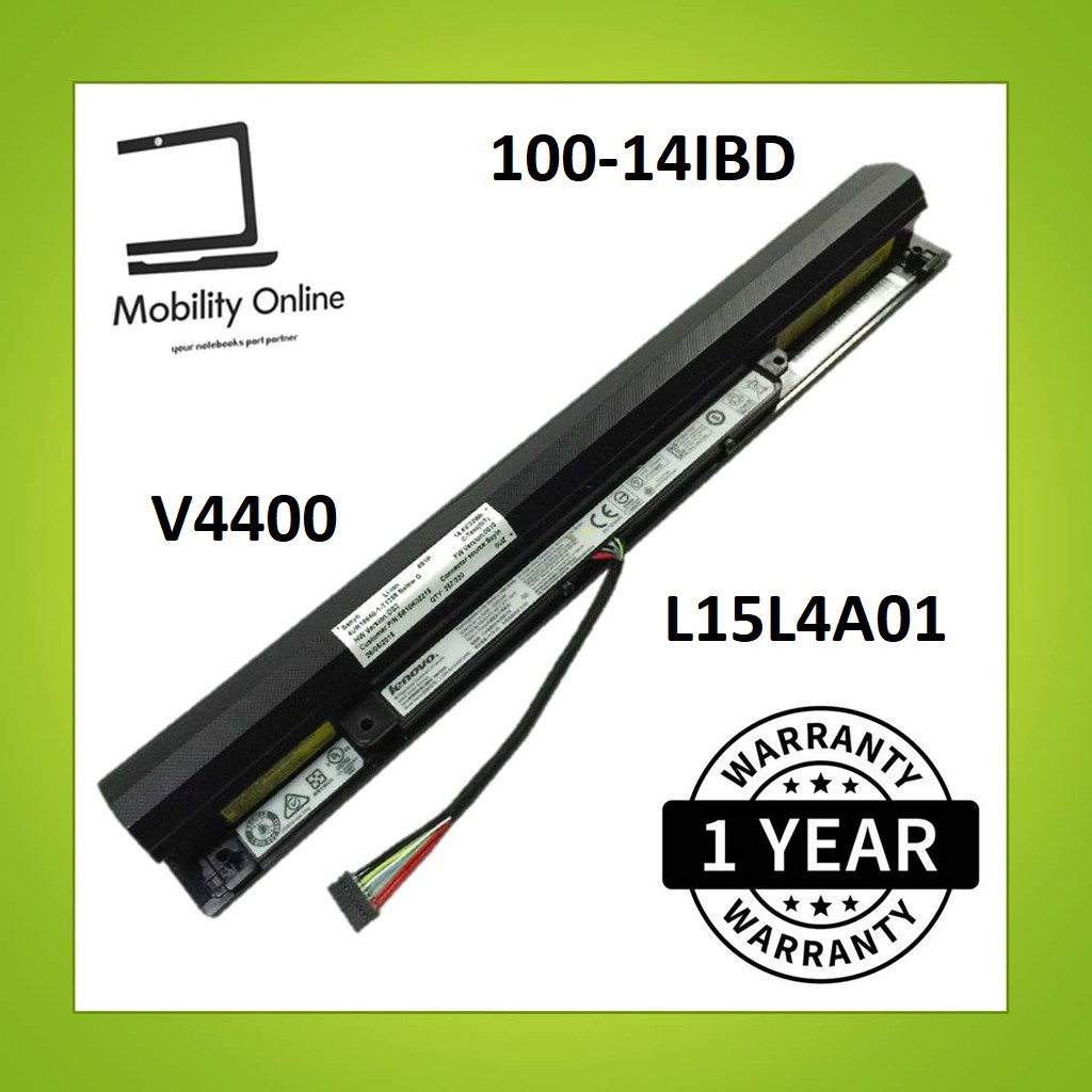 Lenovo 100 14ibd 100 14isk 100 15ibd 100 15isk 300 15ibr 300 15isk V4400 L15l4a01 L15m4a01 L15s4a01 Laptop Battery Shopee Malaysia