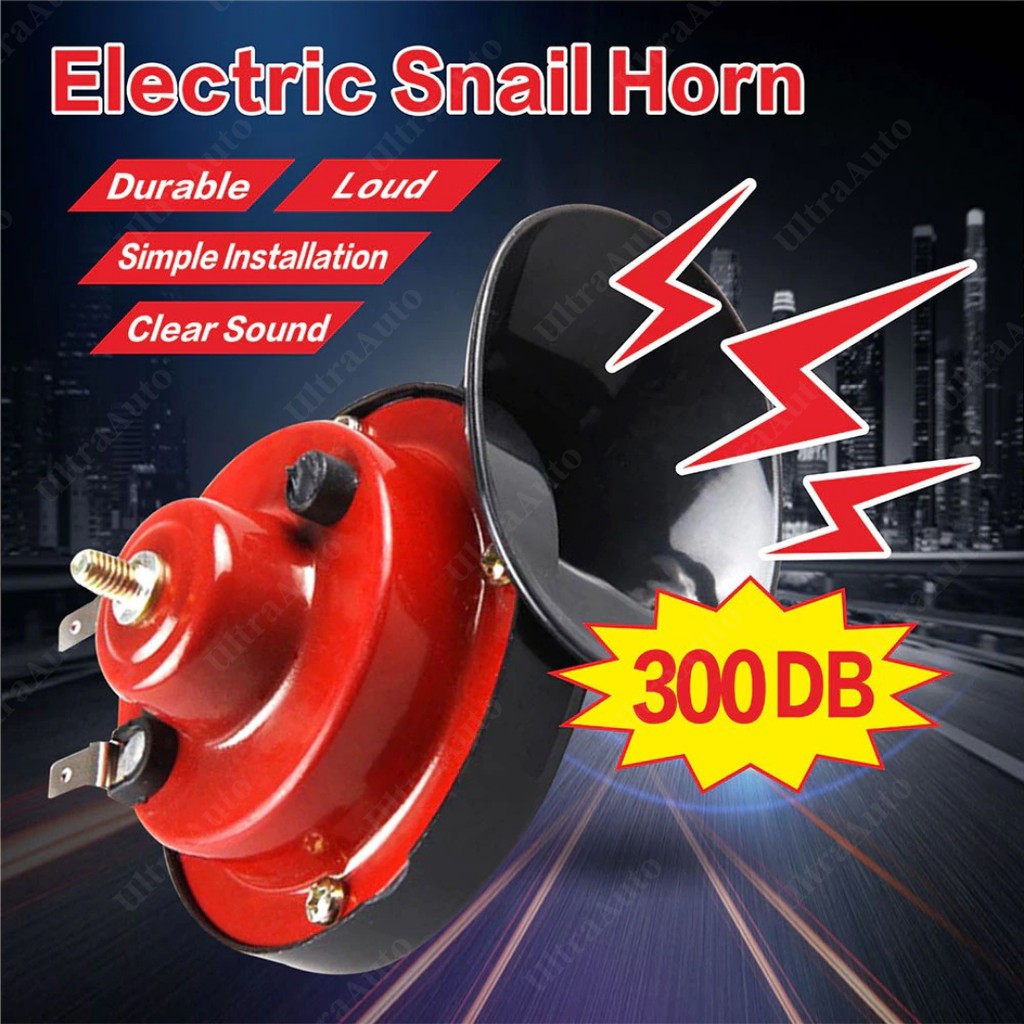 (2pcs) 12V Air Horn for Car Snail Electric Air Horn Marine Boat Loud Alarm Kit Boat Motorcycle