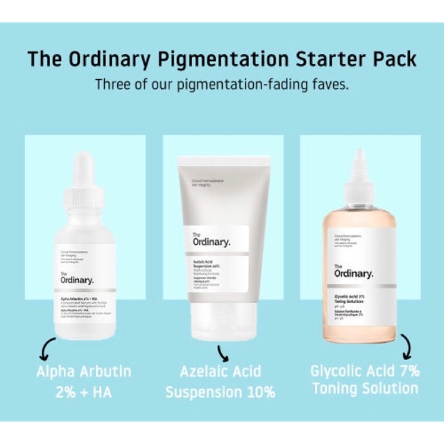 best the ordinary products for hyperpigmentation