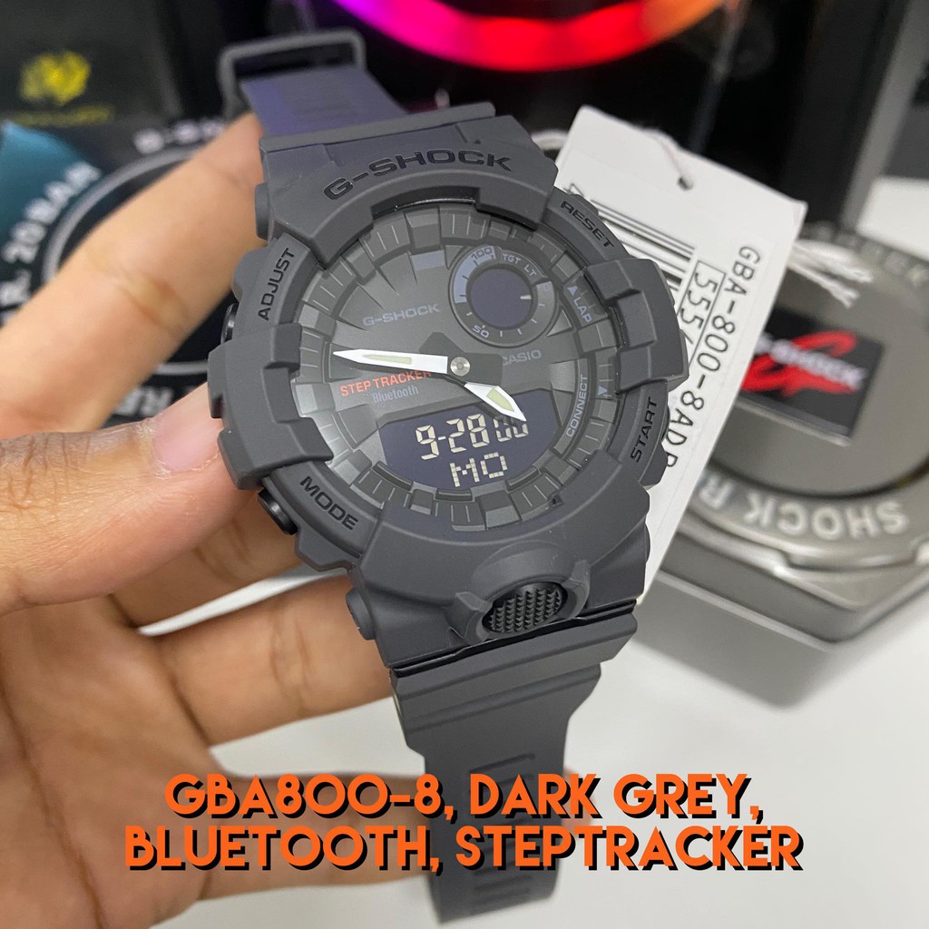 Original G Shock Gba 800 8a Step Trecker Bluetooth Series 1 Year Warranty Shopee Malaysia