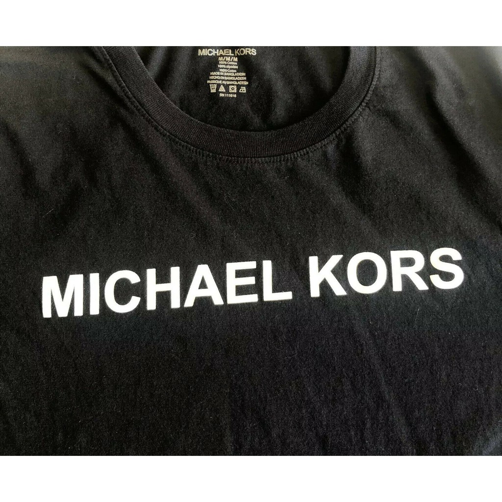 michael kors men's black t shirt