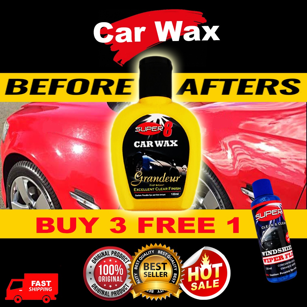 Car Wax Coating Waxing Car Polish Coat Wash Polishing Scratch Gloss Car
