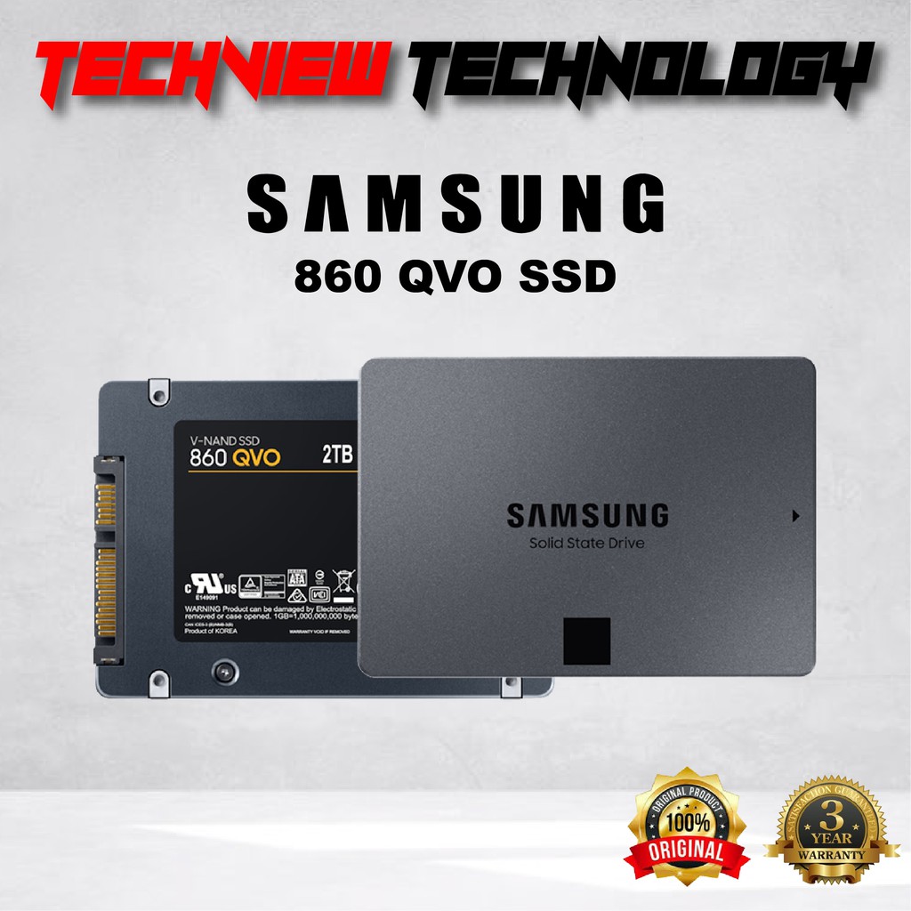 SAMSUNG 860 QVO [ 1TB /2TB/ 4TB ] SATA SOLID STATE DRIVES | Shopee Malaysia