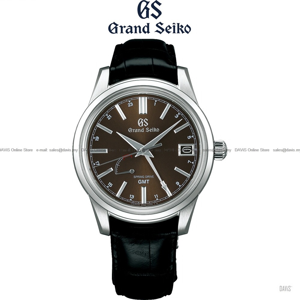 Grand Seiko SBGE227 Men's Watch Elegance GMT Date Spring Drive Leather  Strap Black *Original | Shopee Malaysia