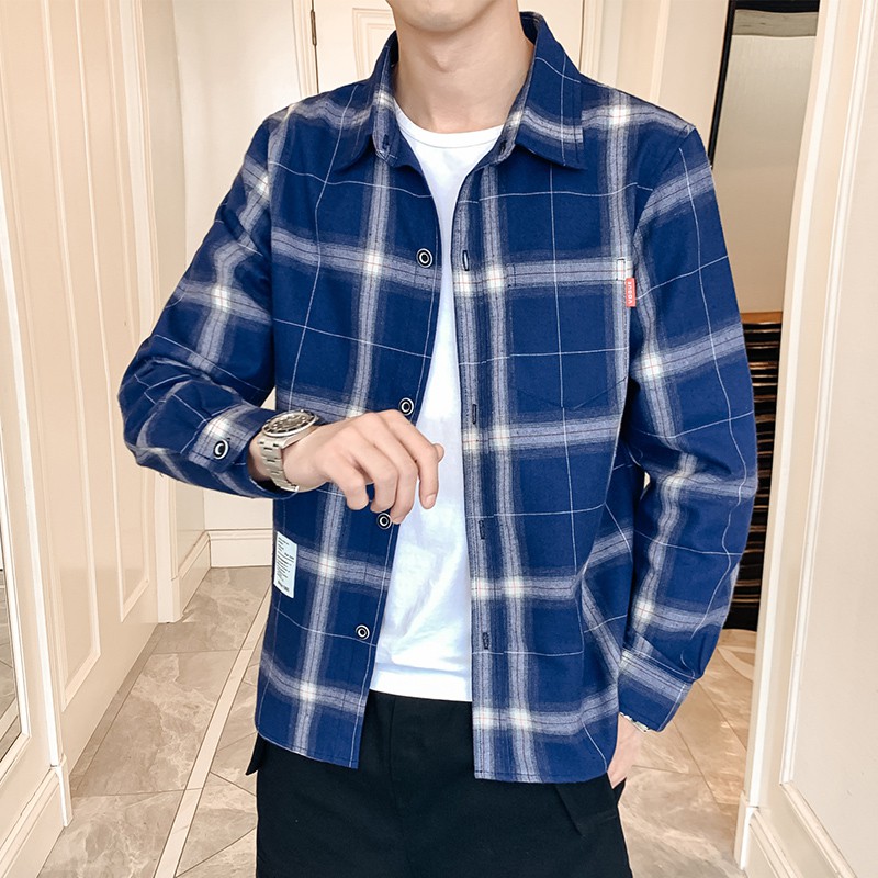 thin checkered shirt