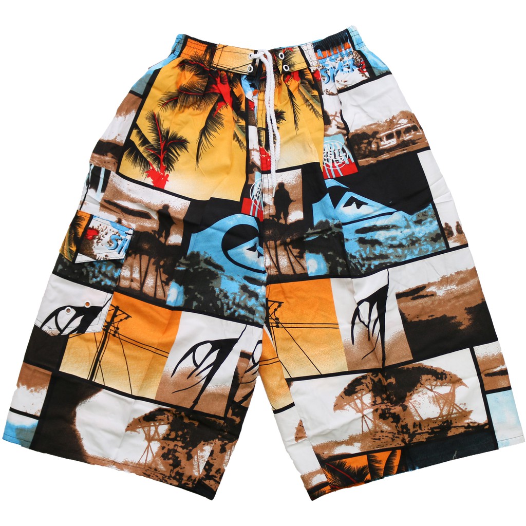 (HARGA BORONG) Men Short Pants Beach Board Short Summer ...