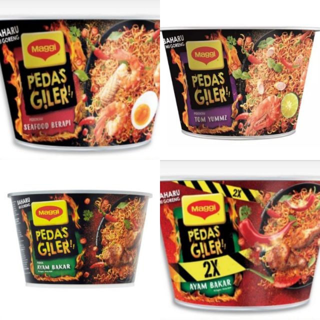 Maggi Pedas Giler 98 Gram Shopee Malaysia