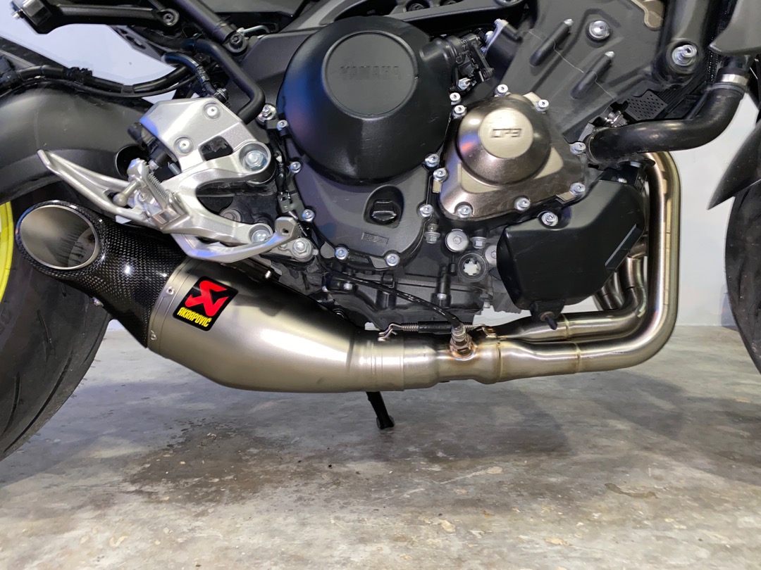 Yamaha MT09 / Tacer Original Akrapovic Titanium Full System Exhaust