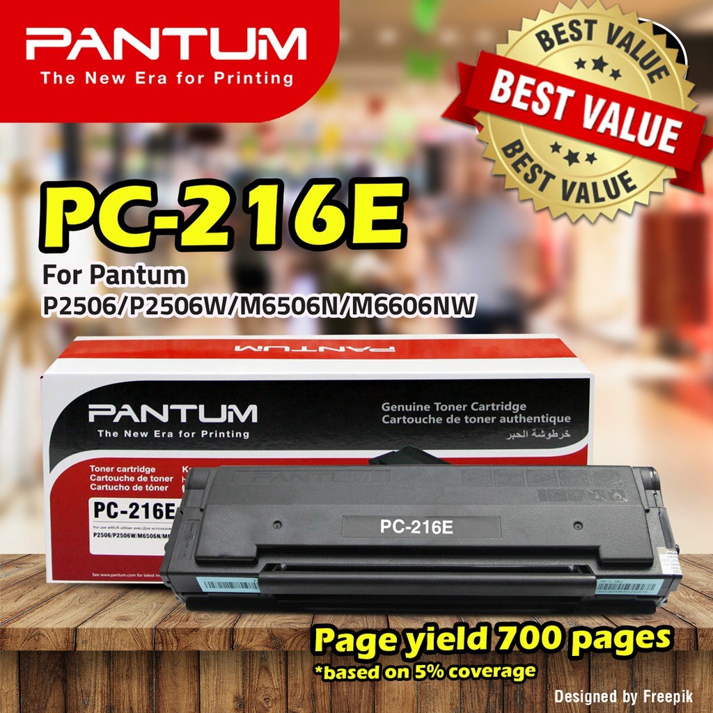 Pantum PC-216 Toner Genuine Original Toner Catridge (For Pantum P2506 ...