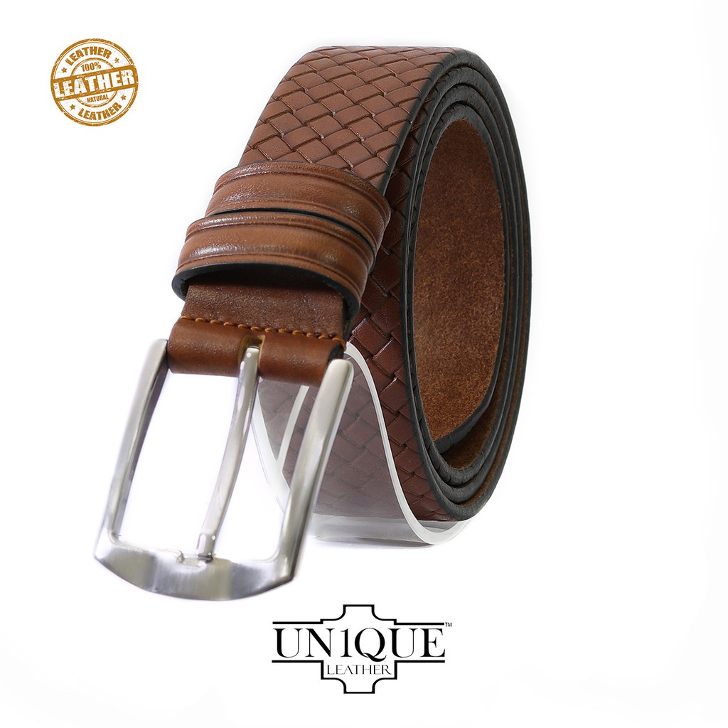 Braided Men Belt is a full-grain cowhide belt Un1que Leather