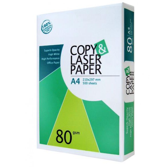 Copy & Laser A4 Copier Paper 80gsm - 1 Ream/500sheet | Shopee Malaysia