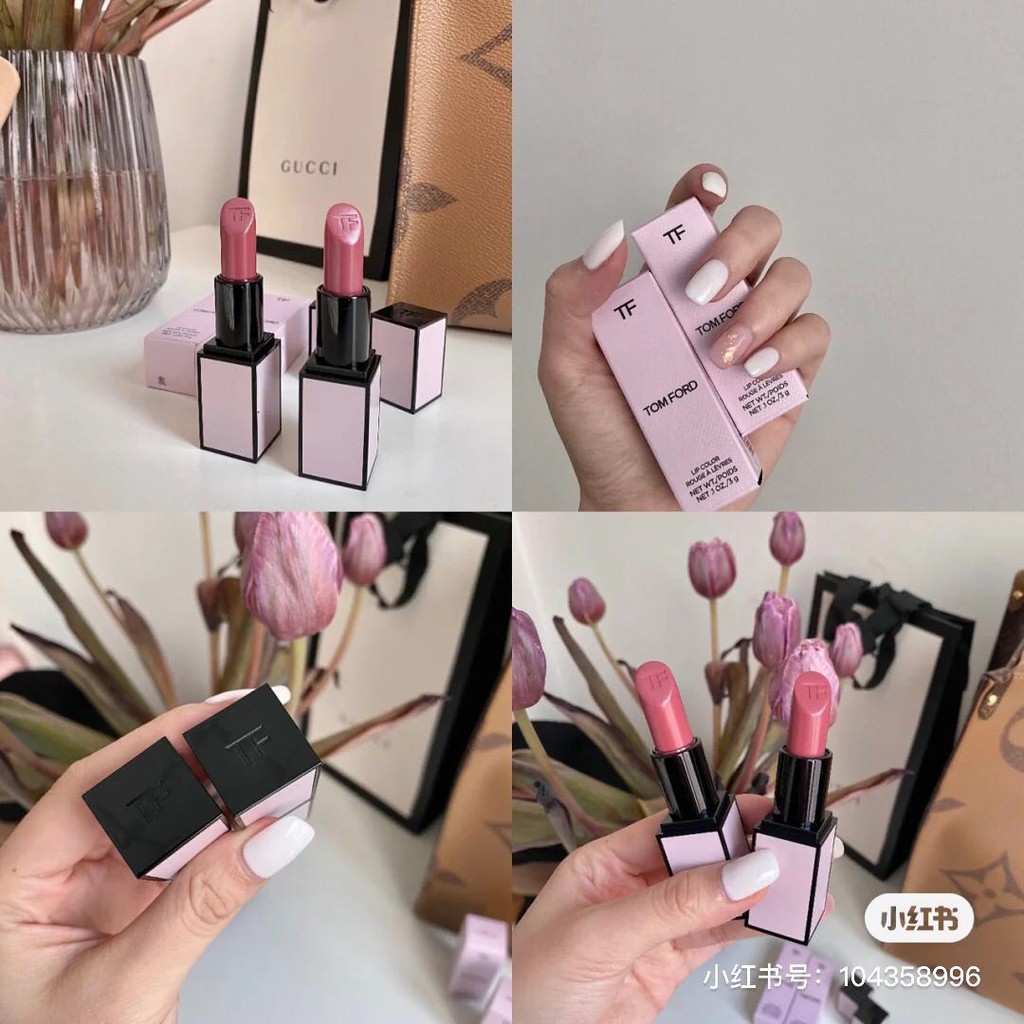 Tom Ford New ROSE PRICK Thorns Rose TF Powder Tube Lipstick Lipstick 03 04  | Shopee Malaysia